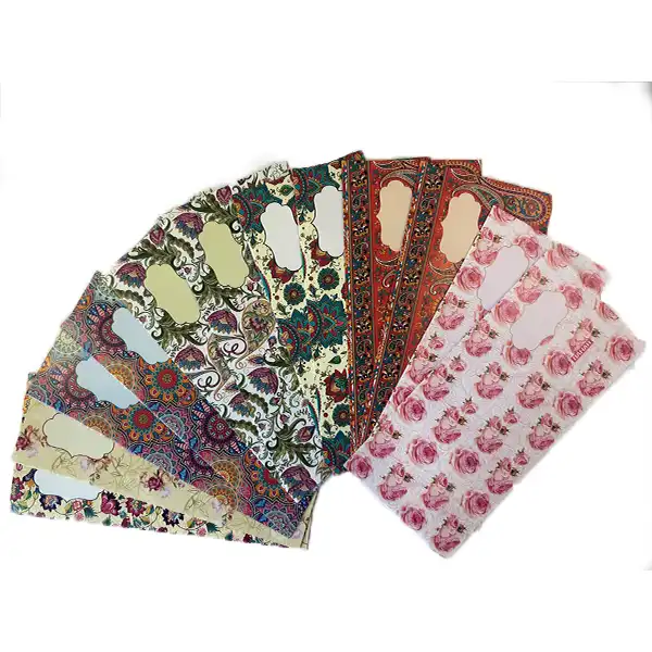 پاکت پول طرح گل مجموعه 6 عددی