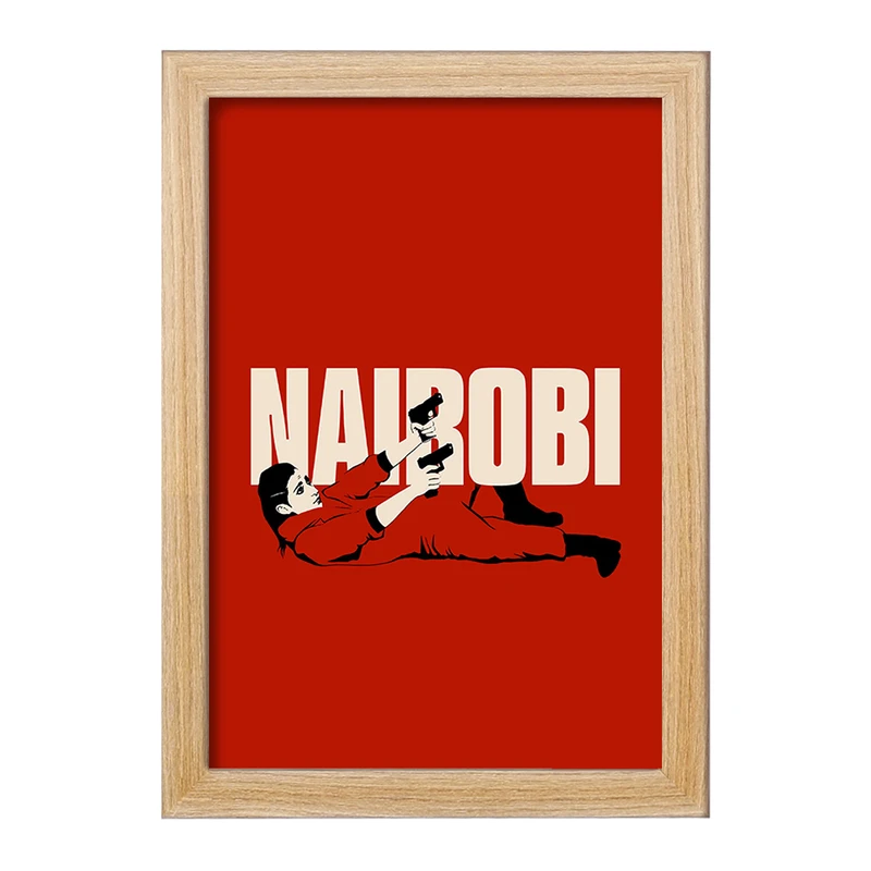 تابلو خندالو مدل نایروبی سریال خانه ی کاغذی کد F1714