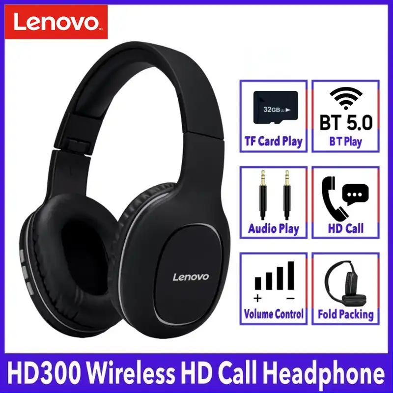 هدفون بی سیم لنوو مدل EMD HD300 Wireless Headphone FDHF NER