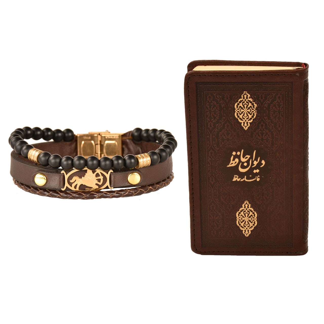 ست هدیه طرح تولد آذر  کهن چرم  مدل m117- 9