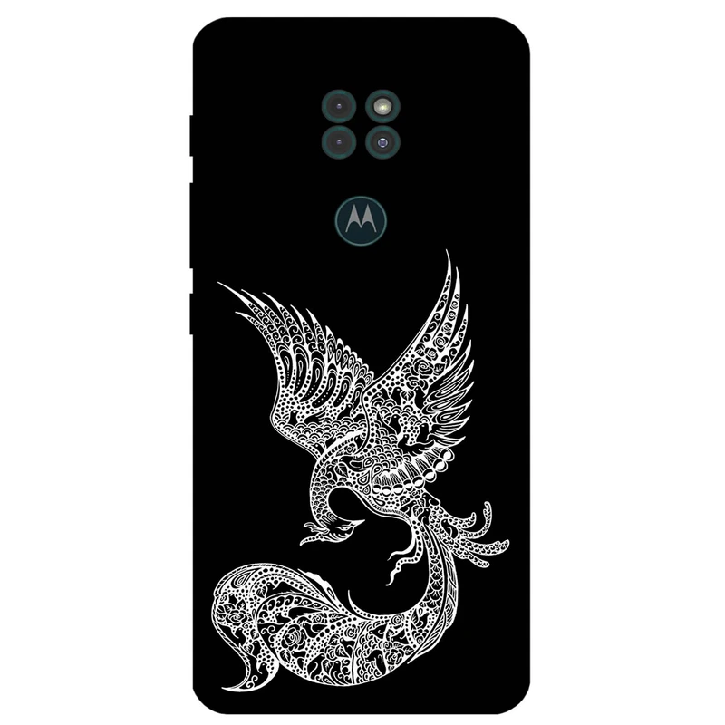 کاور مگافون طرح ققنوس مدل 1629 مناسب برای گوشی موبایل موتورولا Moto G9 / G9 Play