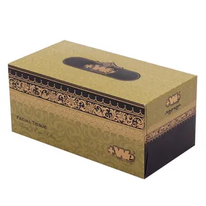 دستمال کاغذی 100 برگ سه لایه  پلاس وی  مدل RoseGold