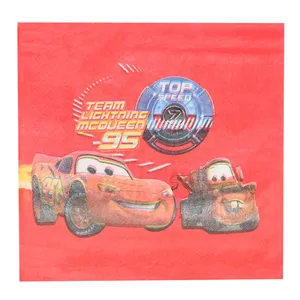 دستمال سفره مدل Lightening McQueen مجموعه 20 عددی