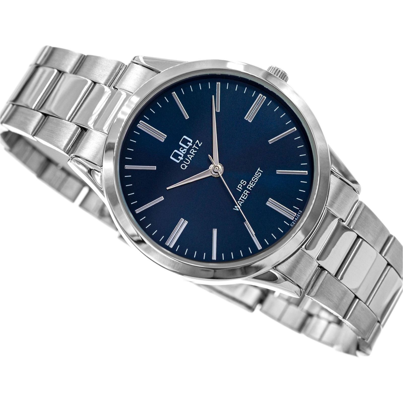 ساعت مچی عقربهای کوارتز مردانه کیو اند کیو مدل C214-212 - - 4