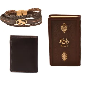 ست هدیه طرح تولد دی  کهن چرم  مدل m110-10