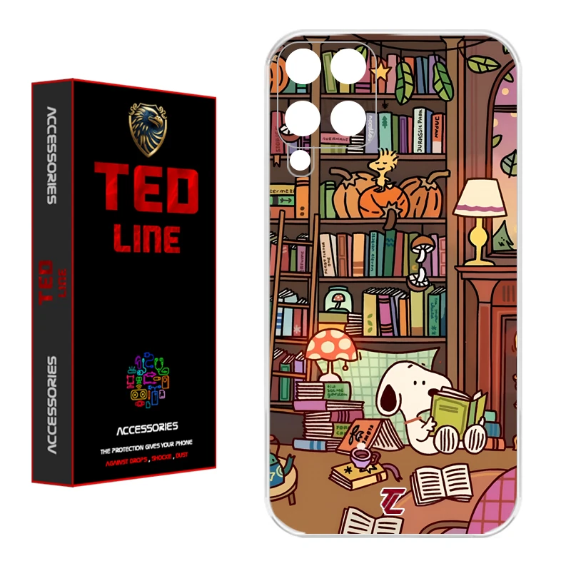 کاور تدلاین طرح اسنوپی کد 1218 مناسب برای گوشی موبایل سامسونگ Galaxy A12 / M12 / F12