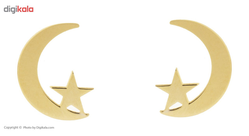 گوشواره طلا 18 عیار زنانه ماهک مدل ME0708 - 2