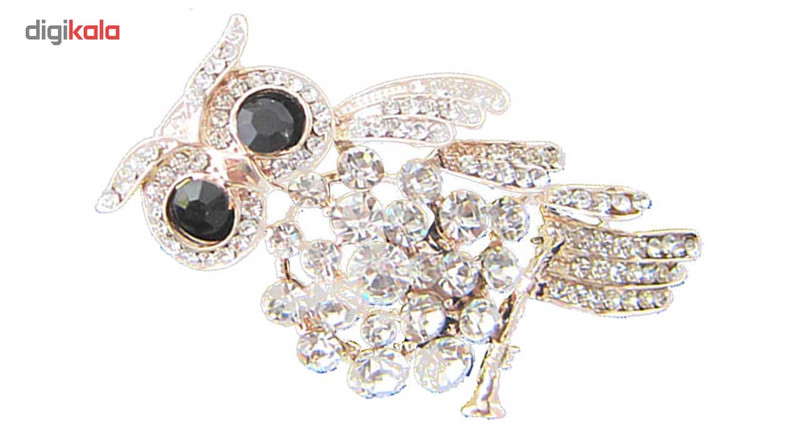 گل سینه گالری کالاکولا مدل جغد شاخ دار