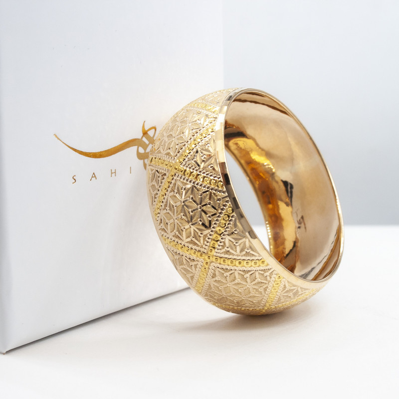 النگو طلا 18 عیار زنانه سهی مدل VB48-2