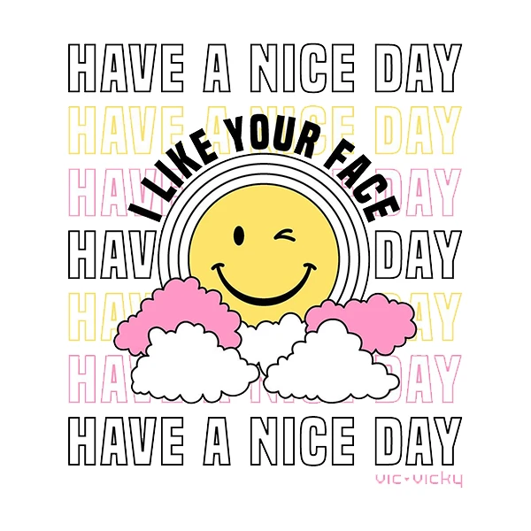 استیکر پارچه و لباس پاد آفرین طرح انگیزشی و ایموجی جذاب کد 3567