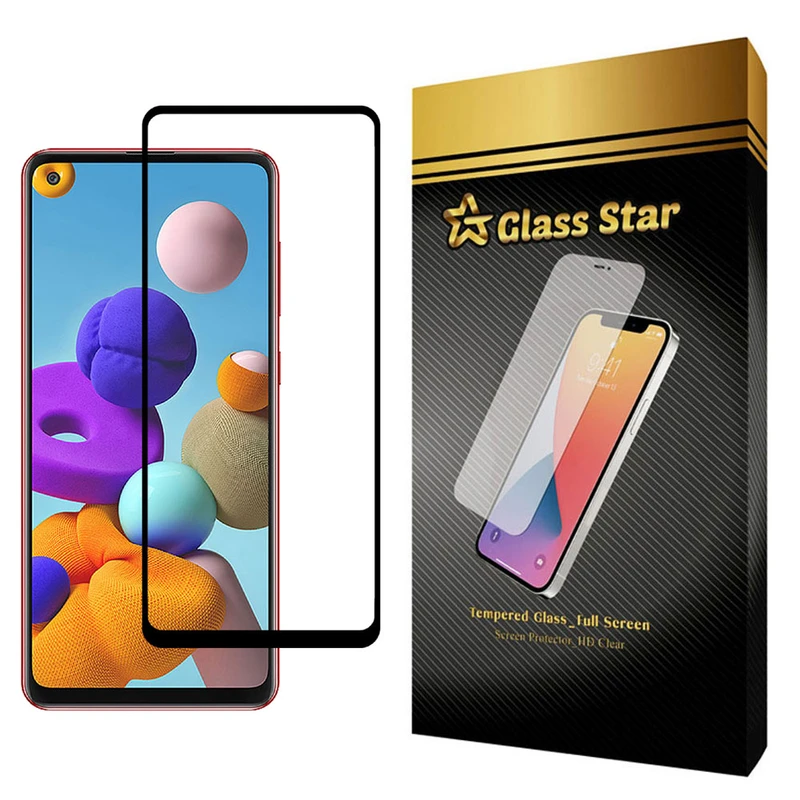 محافظ صفحه نمایش گلس استار مدل FU مناسب برای گوشی موبایل سامسونگ Galaxy A21s