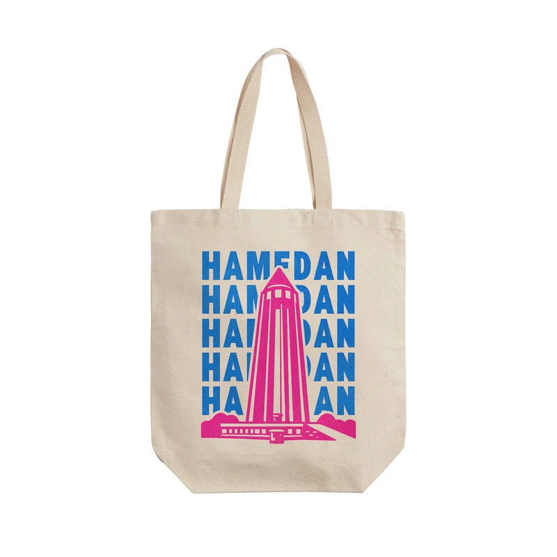 ساک خرید ترمه طراحان ایده مدل نماد آرامگاه بوعلی سینا همدان کد map0035 - L