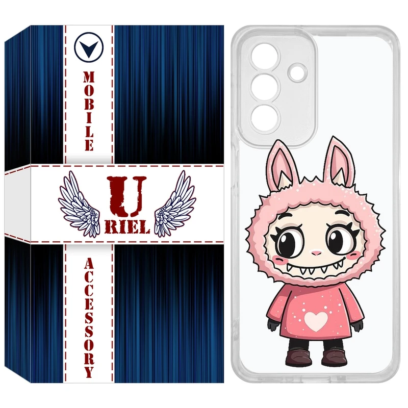 کاور یوریل مدل Clear کد 139 طرح لبوبو Labubu مناسب برای گوشی  موبایل سامسونگ Galaxy A17