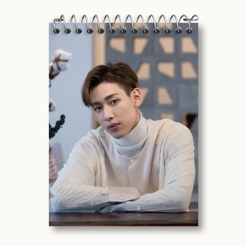 دفتر یادداشت 50 برگ خندالو مدل بم بم گروه گات سون GOT7 کد 11658