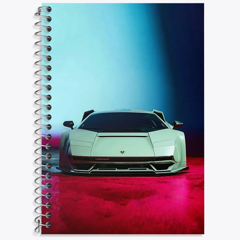 دفتر نت موسیقی 50 برگ خندالو طرح ماشین اسپرت کد N5841