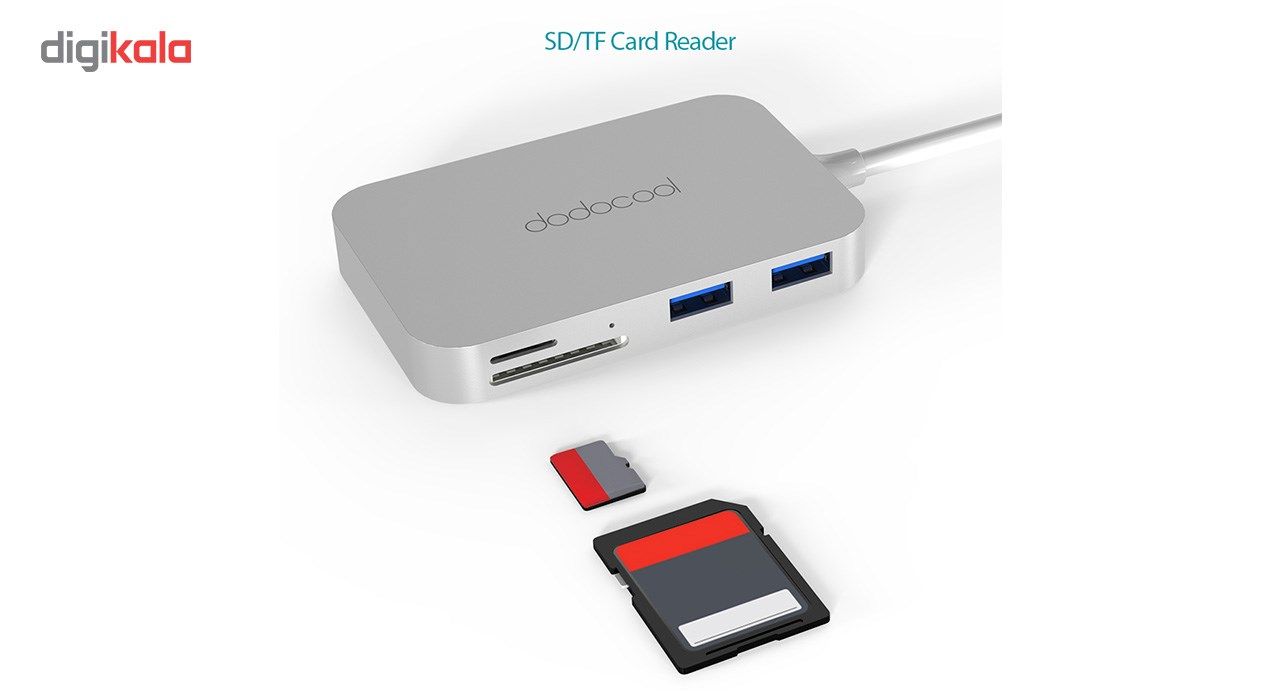 هاب 7 پورت USB-C دودوکول مدل DC30S با Power Delivery main 1 7