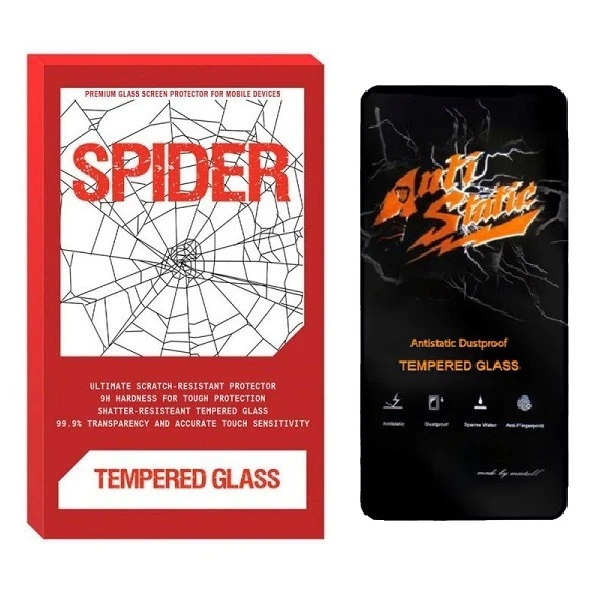 محافظ صفحه نمایش اسپایدر مدل Anti-Static مناسب برای گوشی موبایل اپل IPHONE 12
