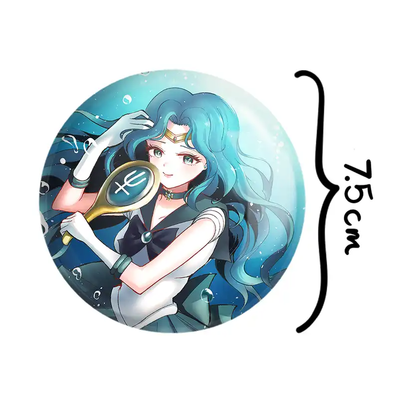 آینه جیبی خندالو طرح میچیرو کایو انیمه Sailor Moon مدل تاشو کد 17419