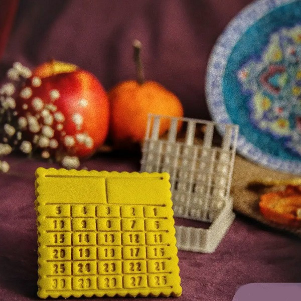 کاتر شیرینی پزی بهگز مدل تقویم عددی مجموعه 2 عددی