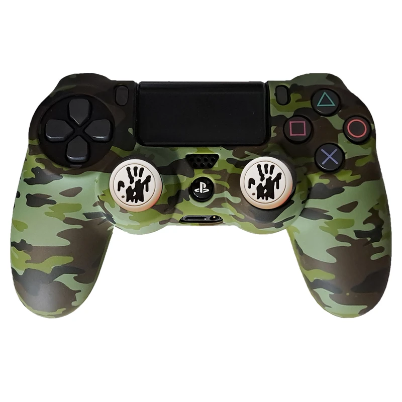 محافظ دسته پلی استیشن 4 طرح ارتشی مدل Army PS4258 به همراه روکش آنالوگ
