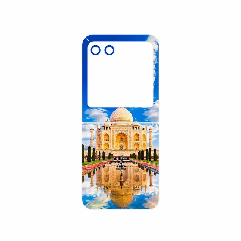 برچسب پوششی ماهوت مدل The Taj Mahal مناسب برای گوشی موبایل موتورولا Razr 40 Ultra