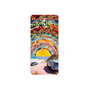 MAHOOT Collage of Orange Sky Cover Sticker for Nokia 3.1