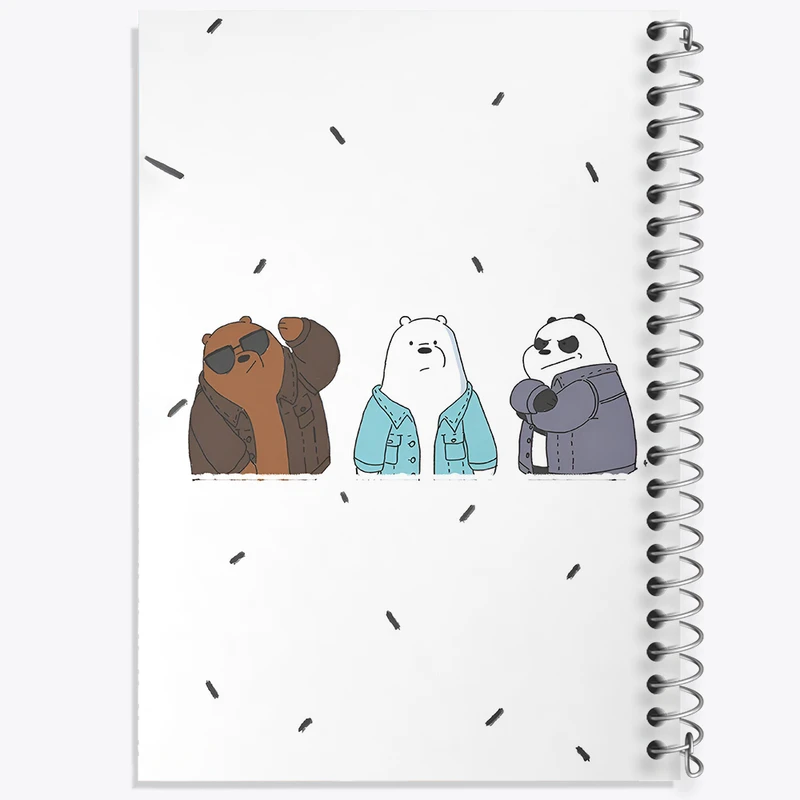 دفتر نقاشی 50 برگ خندالو طرح سه خرس کله پوک کد N3184