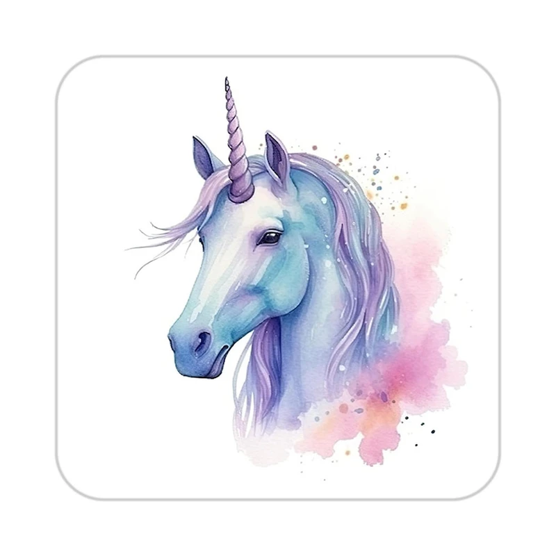 زیر لیوانی کاکتی طرح اسب تک شاخ و یونیکورن مدل mp30987