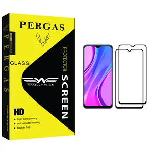 Waily Nice Pergas Glass Screen Protector For Xiaomi Redmi 9 Pack Of 2