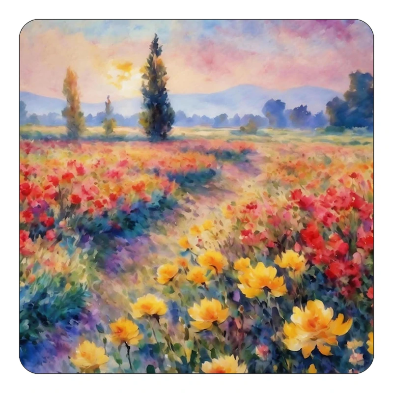 مگنت کاکتی طرح نقاشی رنگ روغن مدل mp70123