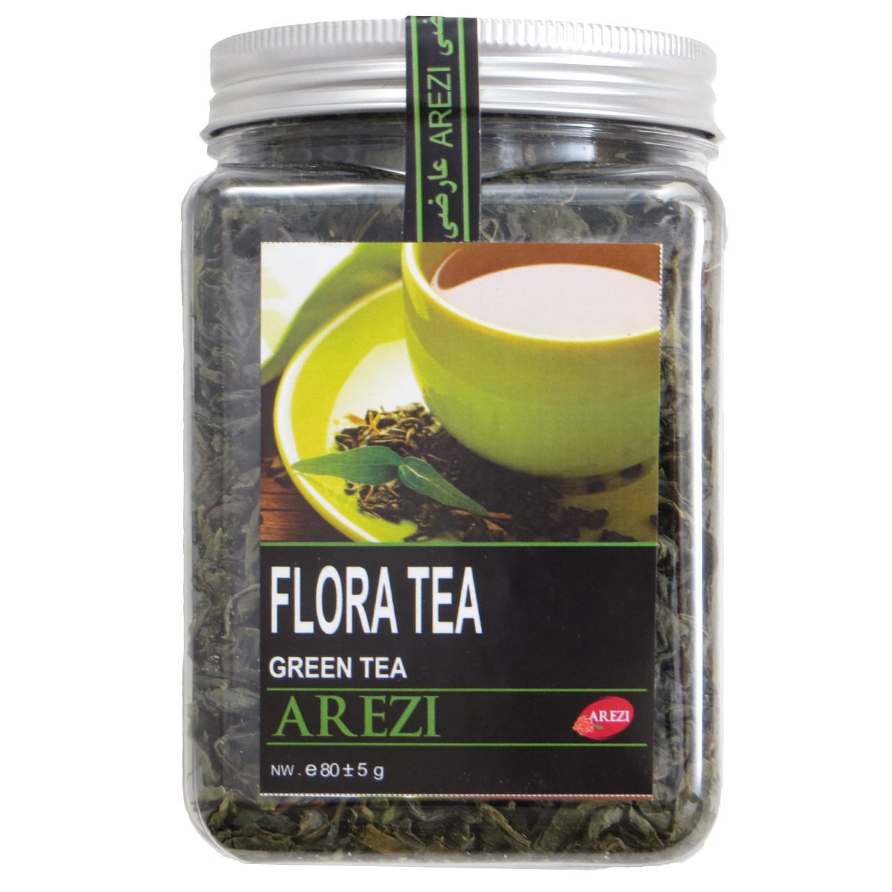 دمنوش چای سبز عارضی بسته بندی پت مدل Green Tea - حجم 40 گرمی