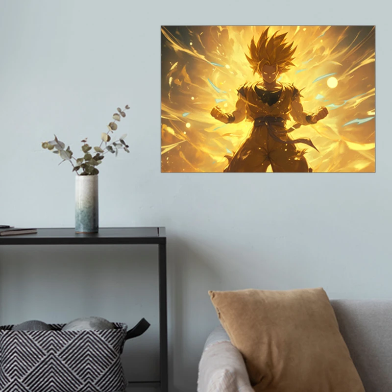 پوستر گوفی مدل گوکو انیمه دراگون بال زی طرح Son Goku Dragon Ball Z Anime طرح SAIN58