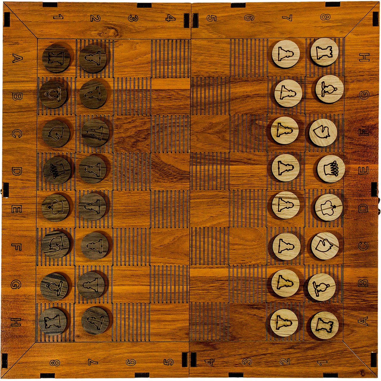 شطرنج چوبی کینگ مدل 3in1