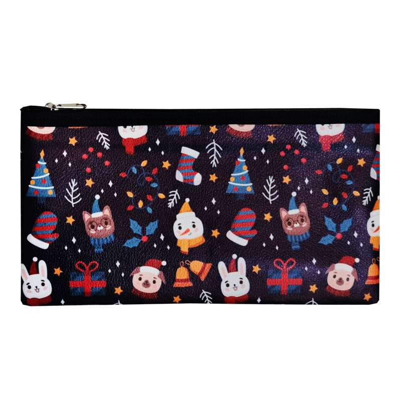کیف لوازم آرایش زنانه طرح حیوانات کریسمس مدل MCA201110