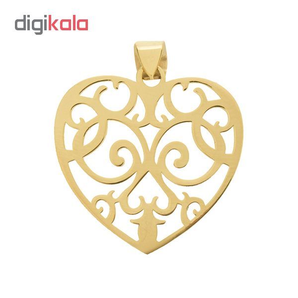 آویز گردنبند طلا 18 عیار زنانه کد DG024 -  - 2