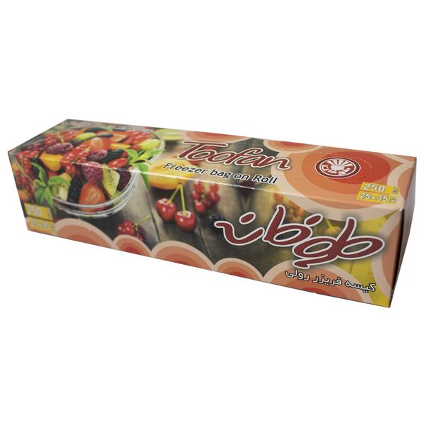 کیسه فریزر طوفان کد TPK-24 بسته 250 عددی کیسه فریزر طوفان کد TPK-24 بسته 250 عددی