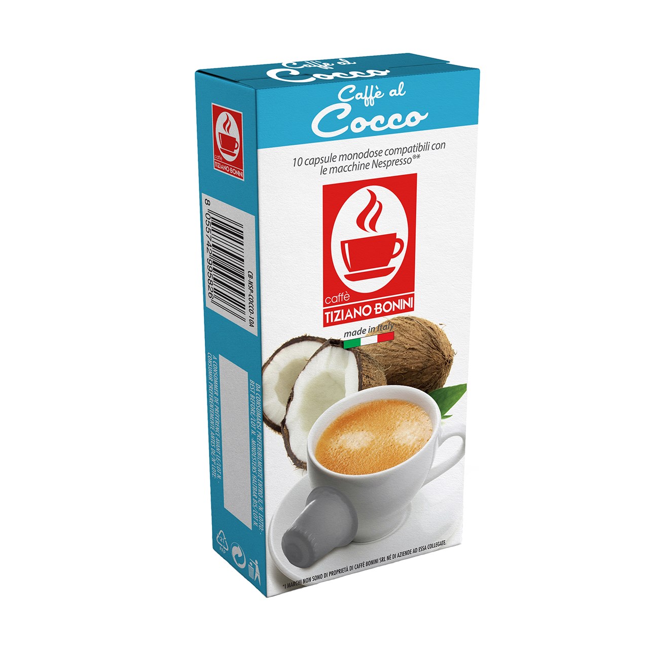 کپسول قهوه تیزیانو بونینی مدل Cocco