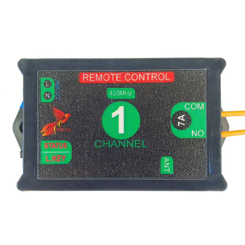 گیرنده و ریموت کنترل 4 کانال مجزا ان جی بی مدل SEP-CH4-01