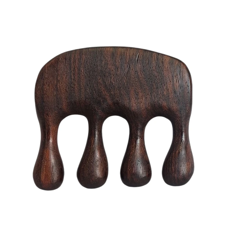 ماساژور دستی سر مدل گواشای چوبی مینی