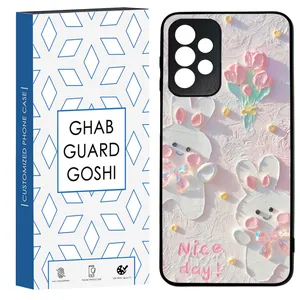 کاور قاب گارد گوشی طرح گل کد TPU-214 مناسب برای گوشی موبایل سامسونگ Galaxy A23