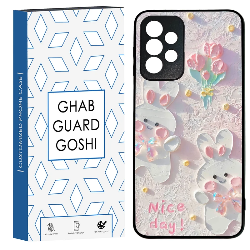 کاور قاب گارد گوشی طرح گل کد TPU-214 مناسب برای گوشی موبایل سامسونگ Galaxy A73