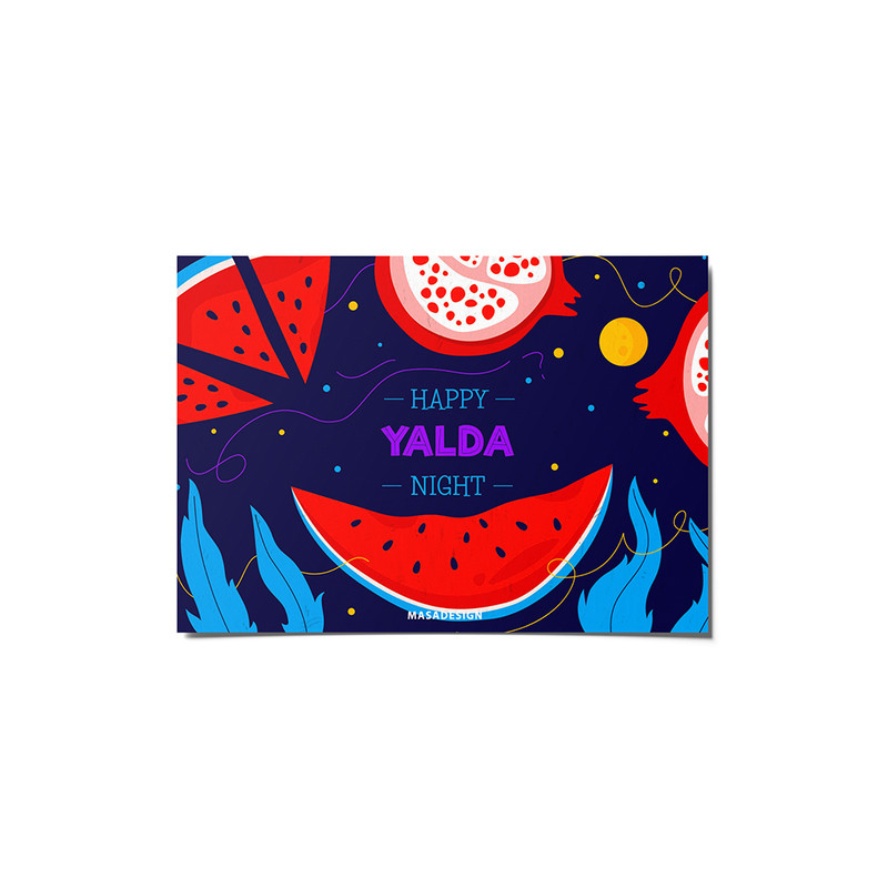 کارت پستال ماسا دیزاین مدل  venus04 طرح شب یلدا