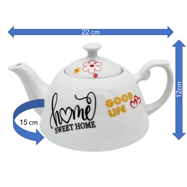 قوری مدل میخک کد 11194xgoodlifehome گنجایش 900 میلی لیتر
