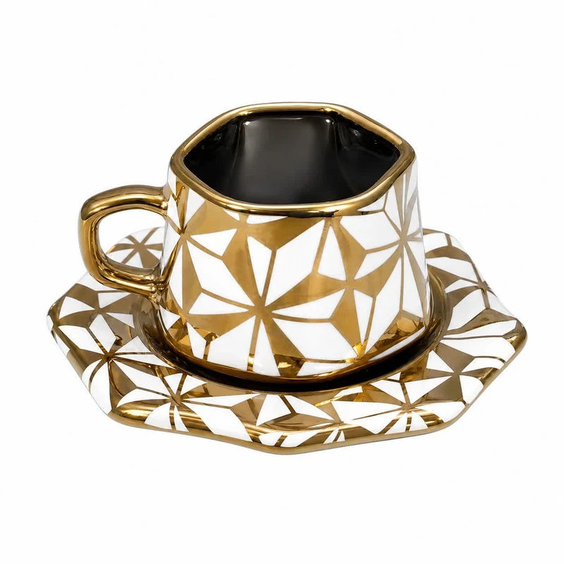 فنجان و نعلبکی مدل قهوه خوری