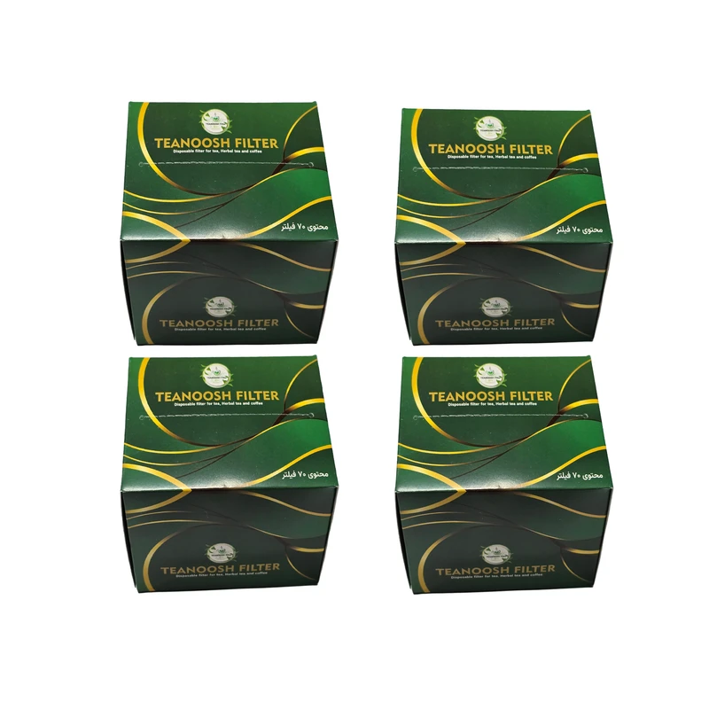 فیلتر چای مدل تی بگ چهار بسته 70 عددی