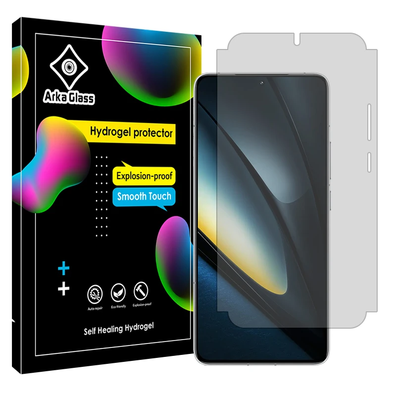 محافظ صفحه نمایش آرکا گلس مدل شفاف مناسب برای گوشی موبایل شیائومی Poco F6 Pro