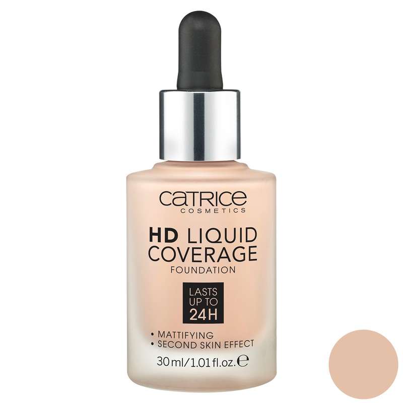 کرم پودر کاتریس سری HD مدل Liquid Coverage شماره 010 کرم پودر کاتریس سری HD مدل Liquid Coverage شماره 010