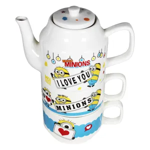 سرویس چای خوری 4 پارچه Minions مدل 03