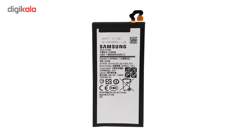 باتری موبایل سامسونگ مدل EB-BA720ABE با ظرفیت 3600mAh مناسب برای گوشی موبایل سامسونگ Galaxy A7 2017