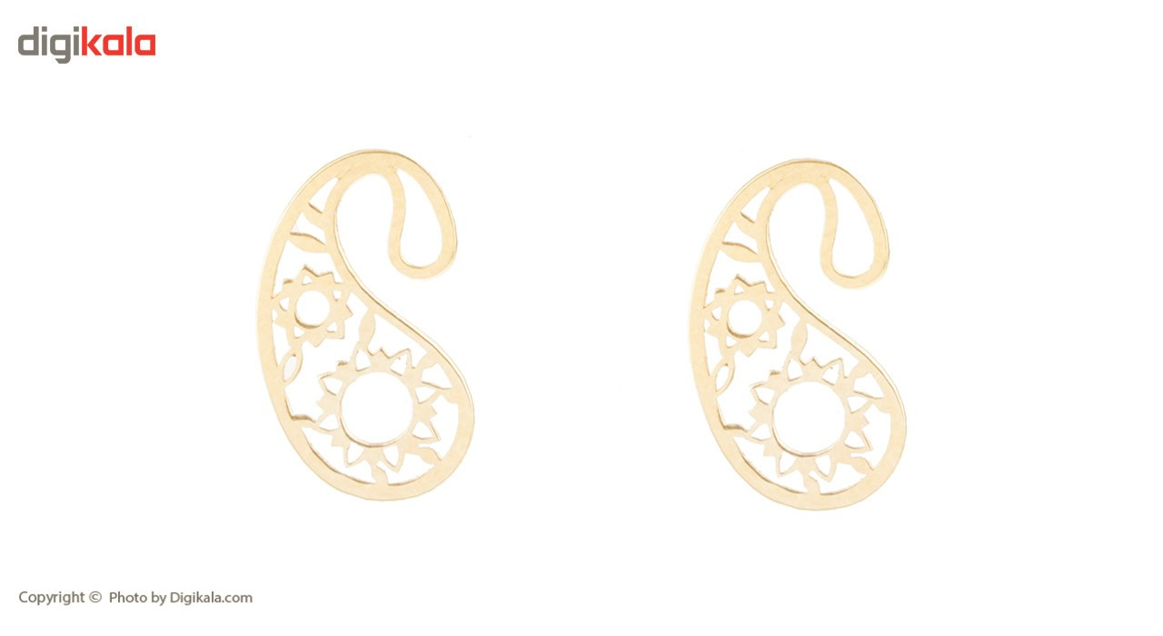 گوشواره طلای 18 عیار زرمان مدل ME0741